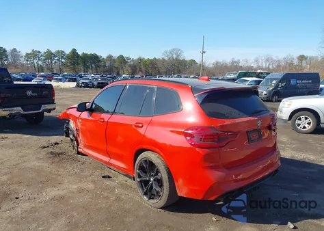 2021 BMW X3 M из США, поврежденный, VIN 5YMTS0C01M9F38219